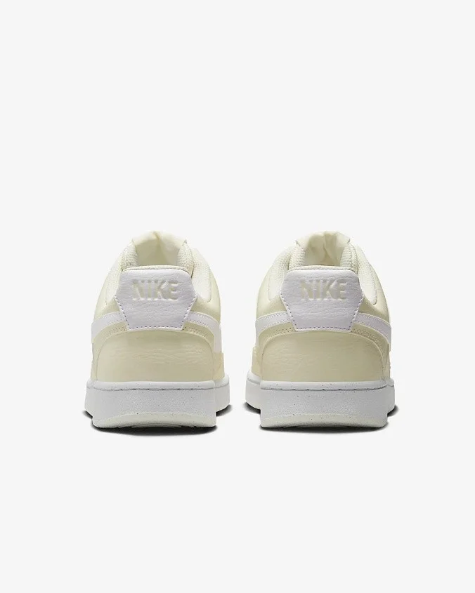 Кроссовки женские Nike Court Vision Low Next Nature White/Black/Pale Ivory