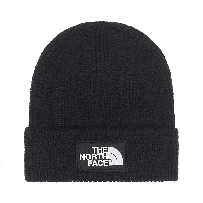 Шапка The North Face TNF Logo Box Cuffed Beanie TNF Black