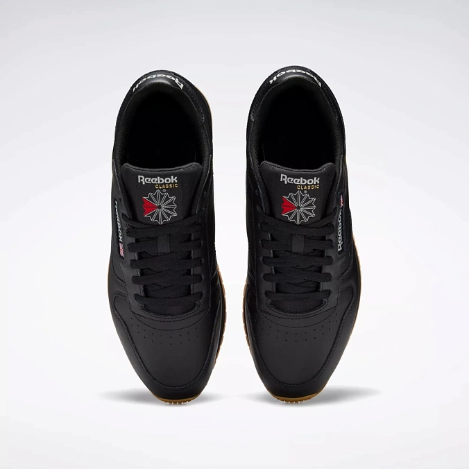 Кроссовки Reebok Classic Leather Black/Gumsole