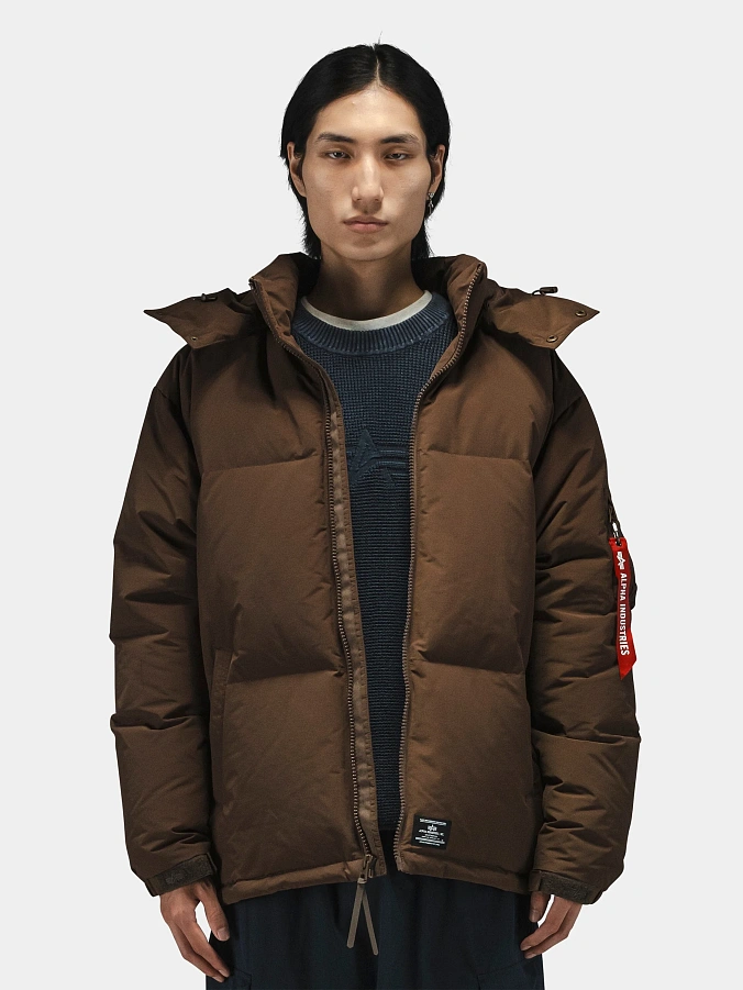 Пуховик мужской Alpha Industries Puffer Parka Espresso