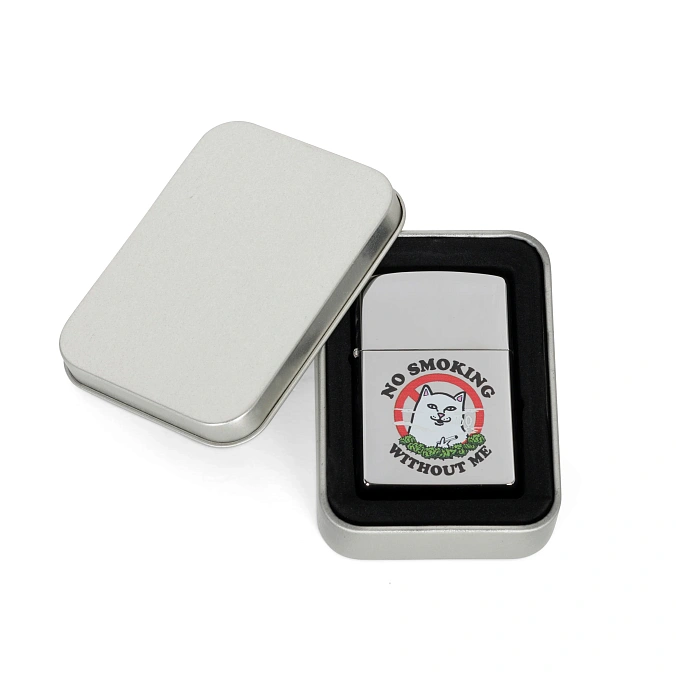 Зажигалка RIPNDIP No Smoking Lighter Silver